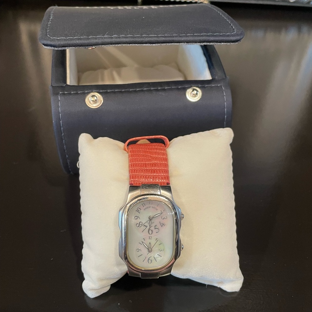 Philip Stein Women's Watch with Red Strap
